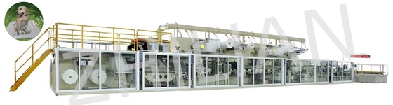 450mm 600mm 800mm প্রস্থ পোষা প্যাড মেশিন 170 m/min 300 m/min
