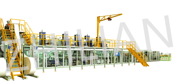 আল্ট্রা থিন অ্যাডাল্ট ডায়াপার মেশিন 150m/min 50Hz